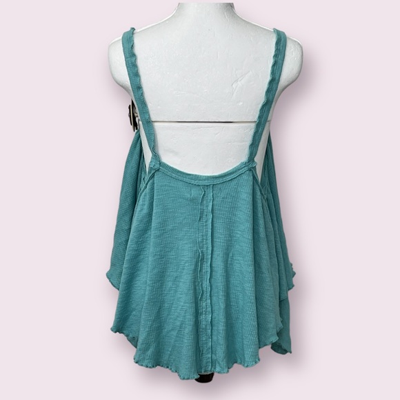 FREE PEOPLE WE THE FREE Dream Weaver Tank Tahiti Breeze Top Size Small NWT - Picture 3 of 10